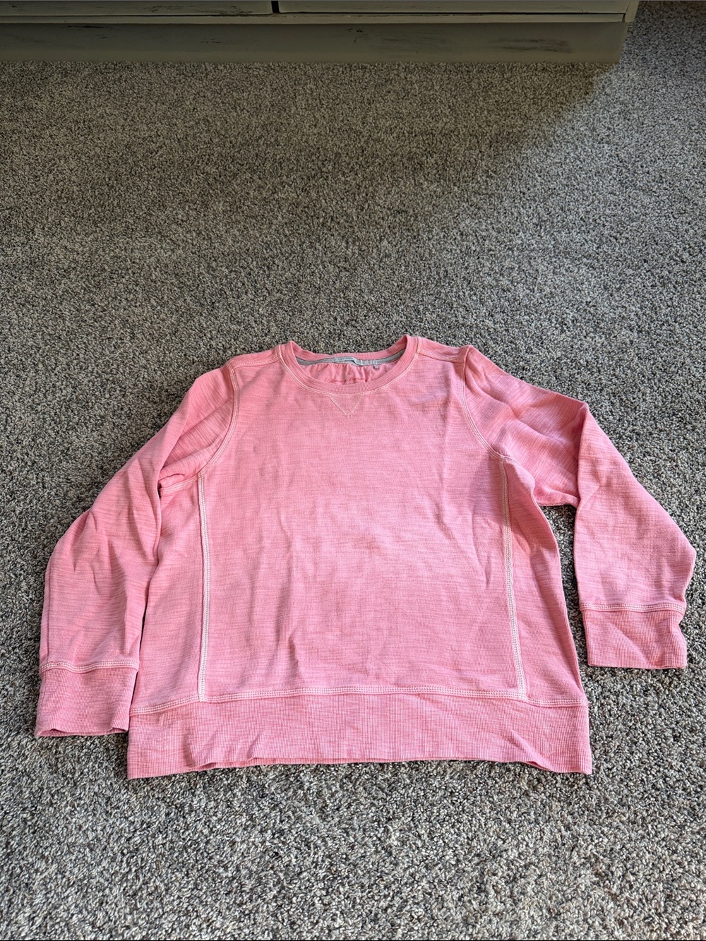 Tommy Bahama Tobago Crewneck Pink Sweatshirt. Pima Cotton Size Large